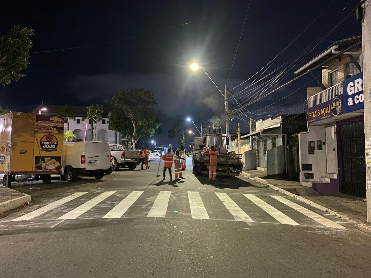 Sinaliza Lauro avança com reforço da sinalização viária nas ruas do Centro da cidade